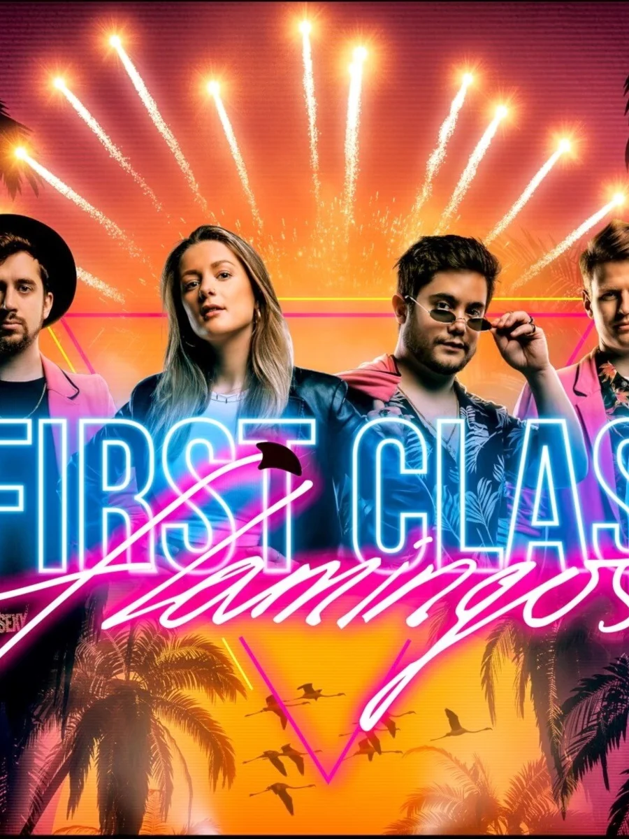 First Class Flamingo's tijdens de finale