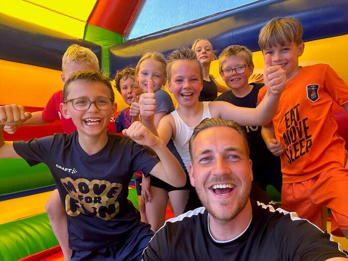 Kinderen spelen bij Move For Fun